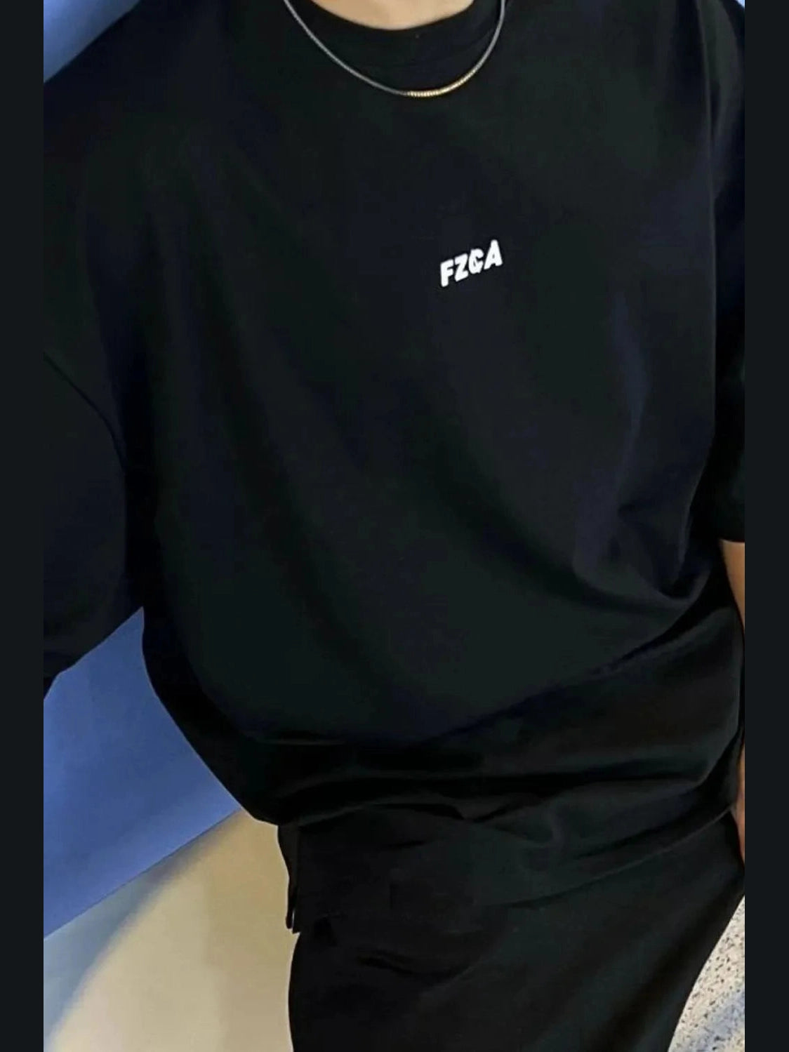 Men's Plus Size Letter Round Neck Half Sleeve T-Shirt Trendsi