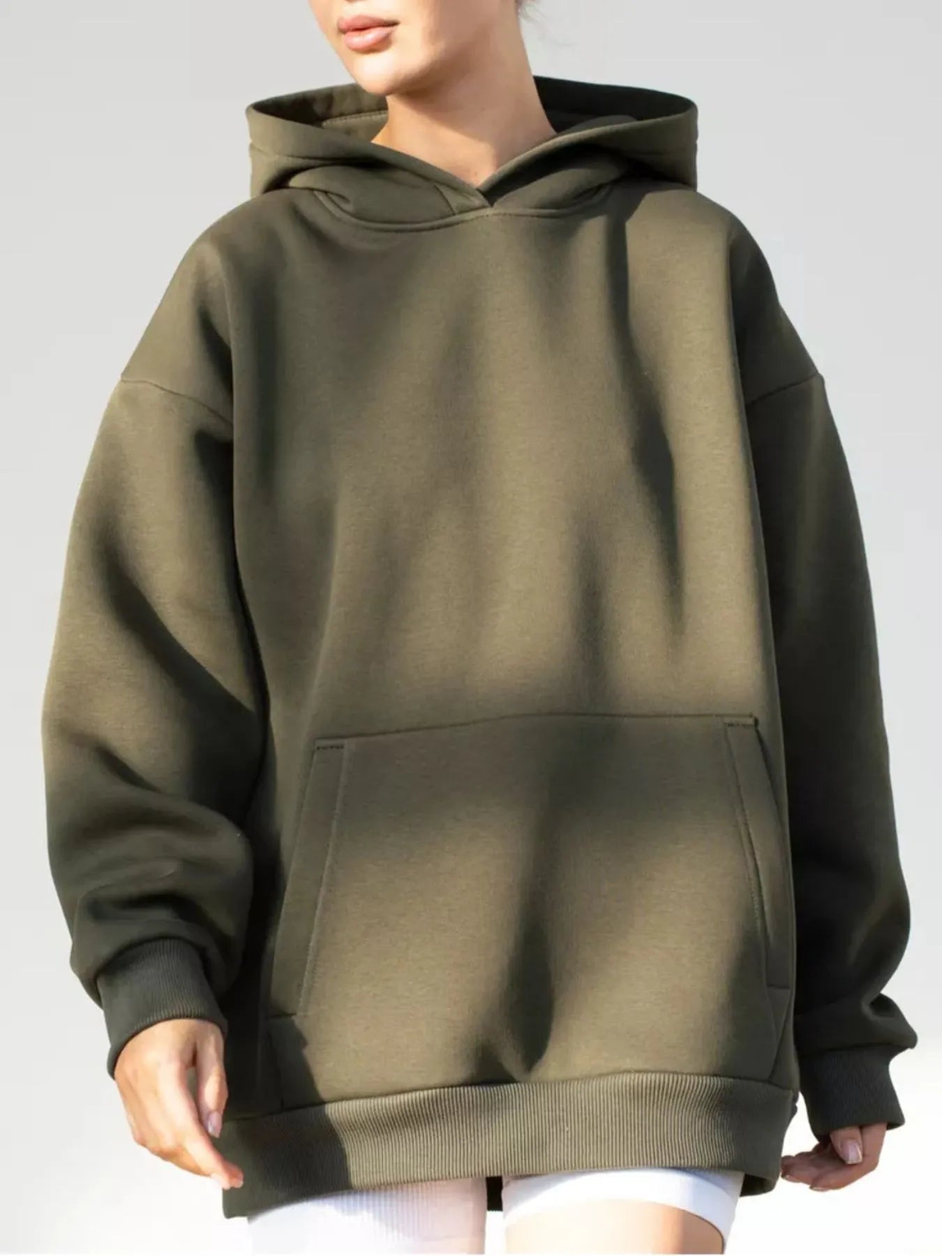 Kangaroo Pocket Long Sleeve Hoodie