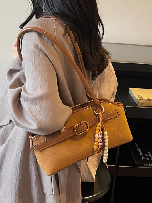 Buckle Decor Shoulder Bag nicholesgifts