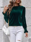 Women Lovelet Round Neck Flounce Sleeve Top nicholesgifts