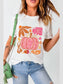 Graphic Round Neck Short Sleeve T-Shirt nicholesgifts