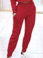 Casual Chic Cropped Sweatshirt and Jogger Set nicholesgifts
