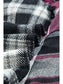 Women Pocketed Plaid Collared Neck Long Sleeve Shacket nicholesgifts