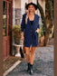 Women Collared Neck Button-Up Cardigan with Pockets nicholesgifts