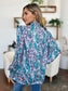 Double Take Full Size Printed Smocked Long Sleeve Blouse nicholesgifts