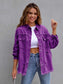Distressed Drop Shoulder Denim Jacket nicholesgifts