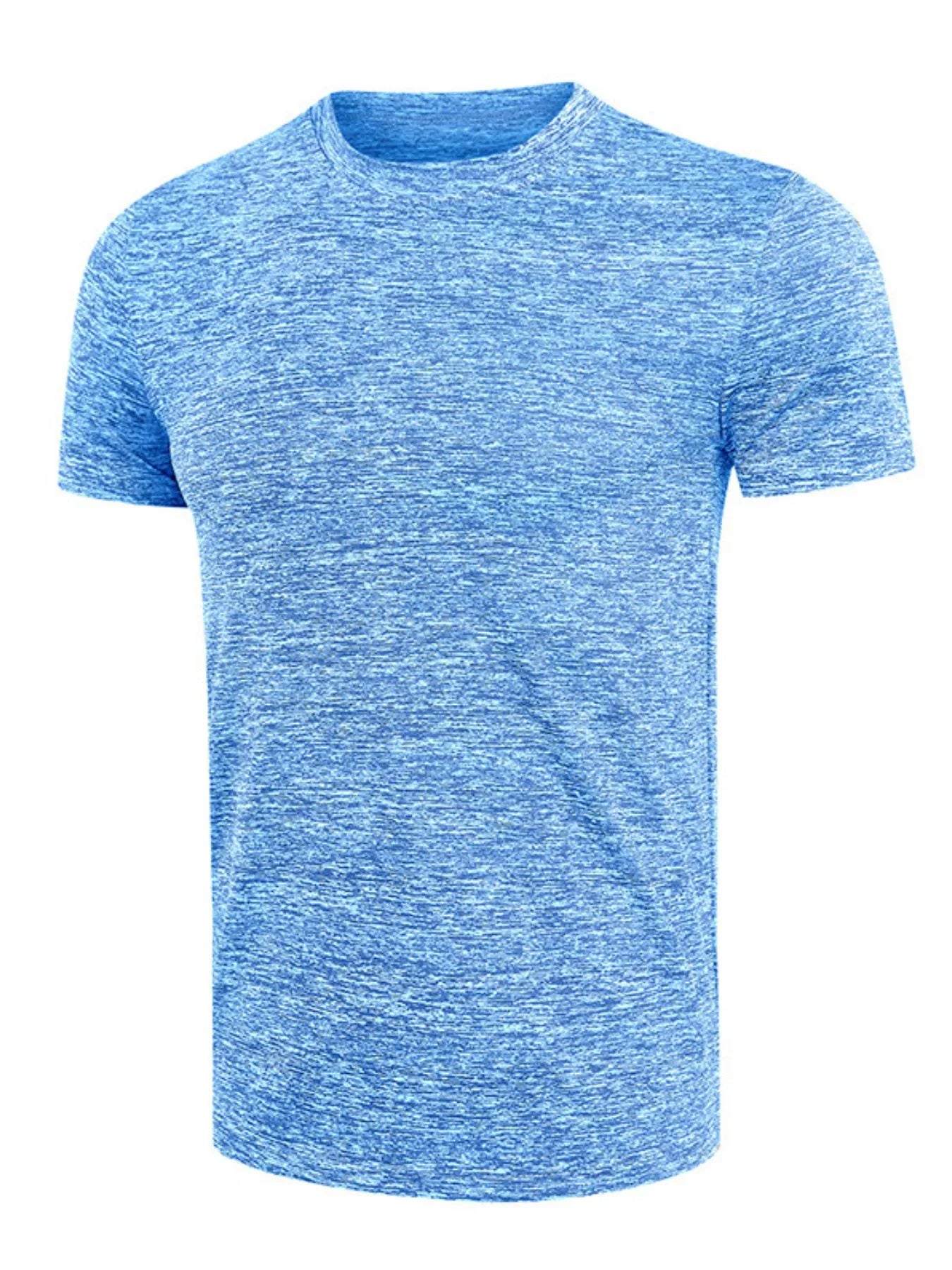 Men's Heathered Casual Round Neck T-Shirt NicholesGifts