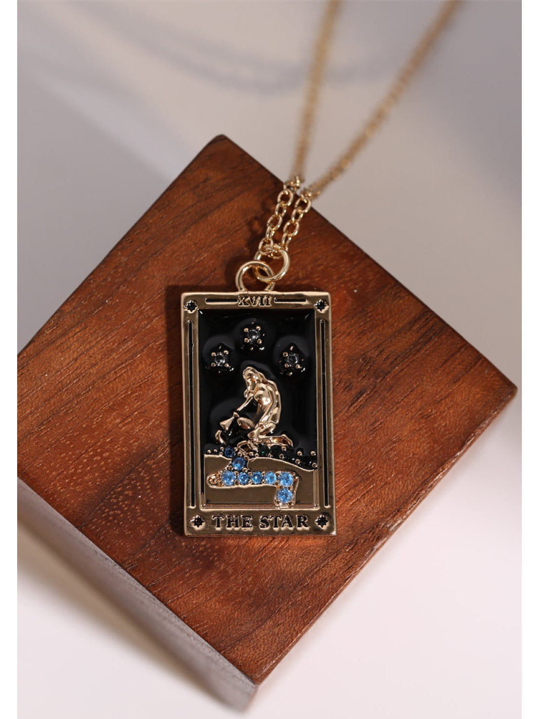 Tarot Card Pendant Stainless Steel Necklace nicholesgifts