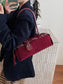 Buckle Decor Shoulder Bag nicholesgifts