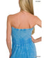 Zenana Acid Washed Strapless Tube Top Jumpsuit nicholesgifts