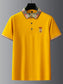 Men's Plus Size Classic Plaid Collar Casual Polo Shirt nicholesgifts