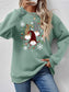 Faceless Gnomes Graphic Drop Shoulder Sweatshirt nicholesgifts