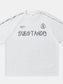 Men's Letter Round Neck Half Sleeve T-Shirt nicholesgifts