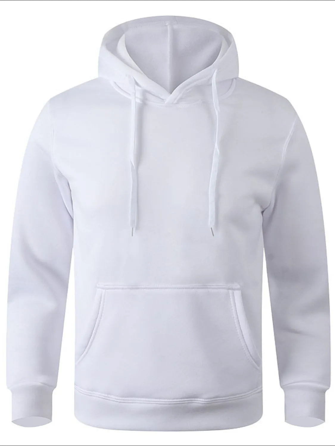 Men's Full Size Drawstring Long Sleeve Hoodie Plus Size NicholesGifts