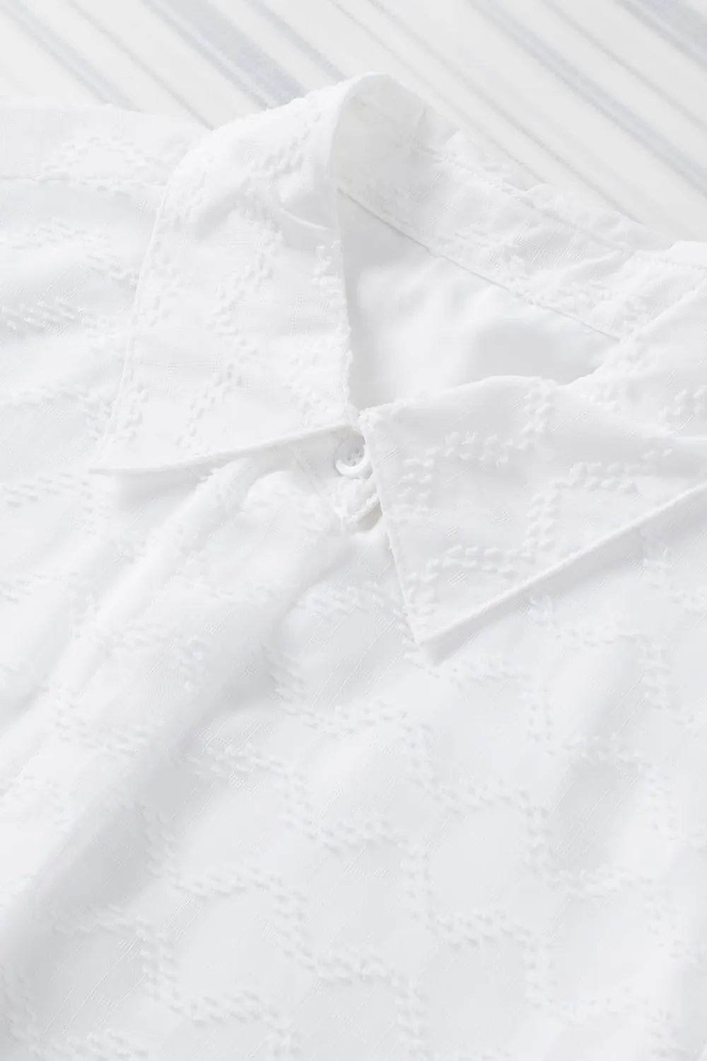 Button Up Short Sleeve Shirt Trendsi