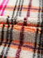 Sherpa Plaid Snap Down Vest Coat nicholesgifts