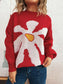 Flower Dropped Shoulder Sweater nicholesgifts