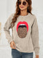 Women Round Neck Dropped Shoulder Mama Graphic Sweatshirt nicholesgifts