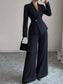 One Button Blazer and Pants Set nicholesgifts