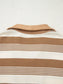Stripe Zip Collar Patchwork Vintage Sweatshirt nicholesgifts