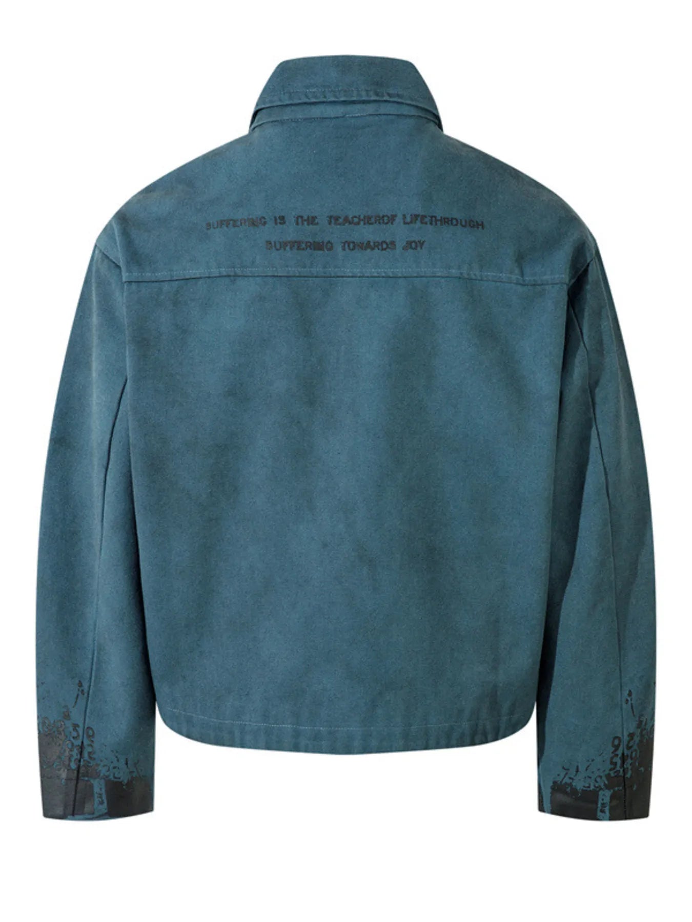 Men's Printed Zip Up Jacket Trendsi
