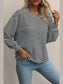 Striped Round Neck Long Sleeve Top nicholesgifts