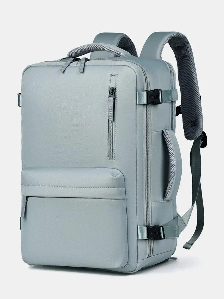Oxford Cloth Side Pockets Backpack Bag with Handles nicholesgifts