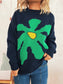 Flower Dropped Shoulder Sweater nicholesgifts