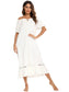 Lace Detail Short Sleeve Lounge Dress nicholesgifts