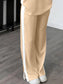 Full Size Contrast Round Neck Top and Pants Set Plus Size nicholesgifts