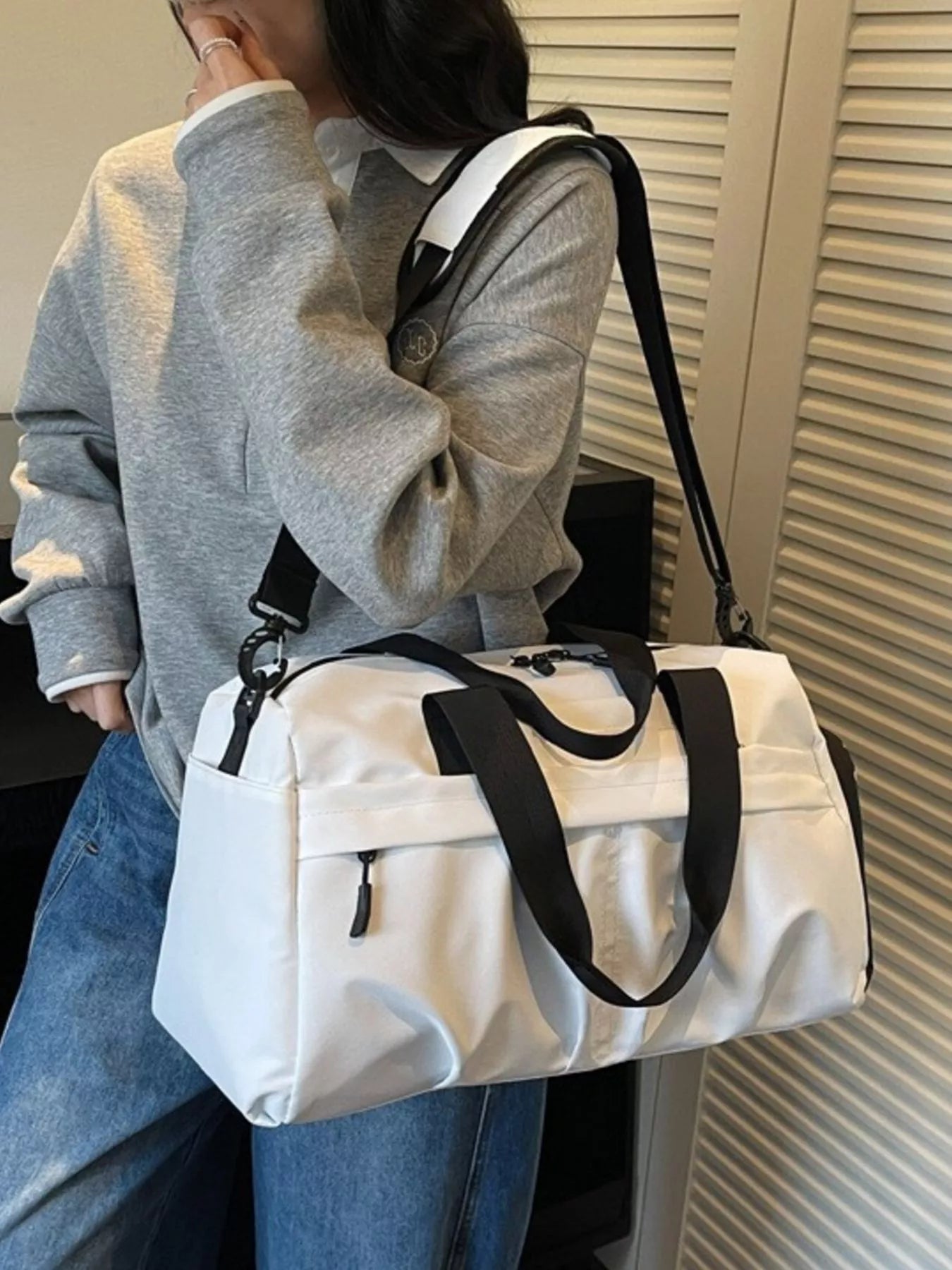 Oxford Cloth Travel Duffel Bag nicholesgifts