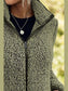 Pocketed Zip Up Turtleneck Jacket nicholesgifts