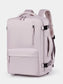 Oxford Cloth Side Pockets Backpack Bag with Handles nicholesgifts