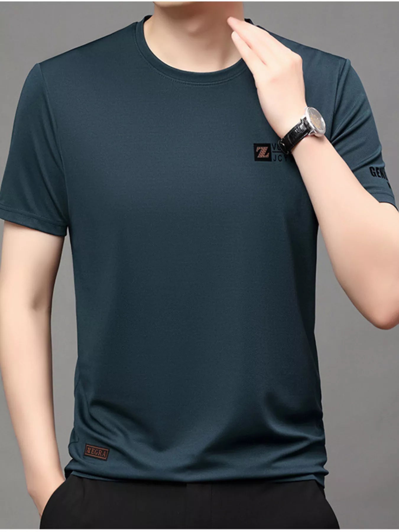 Men's Plus Size Round Neck Short Sleeve T-Shirt NicholesGifts