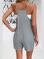 Devine Spaghetti Strap Romper with Pockets nicholesgifts