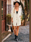 Women Collared Neck Button-Up Cardigan with Pockets nicholesgifts