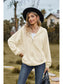 NicholesGifts Women Cable-Knit Long Sleeve Hooded Jacket nicholesgifts