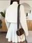 Turtleneck Dropped Shoulder Sweater and Skirt Set nicholesgifts
