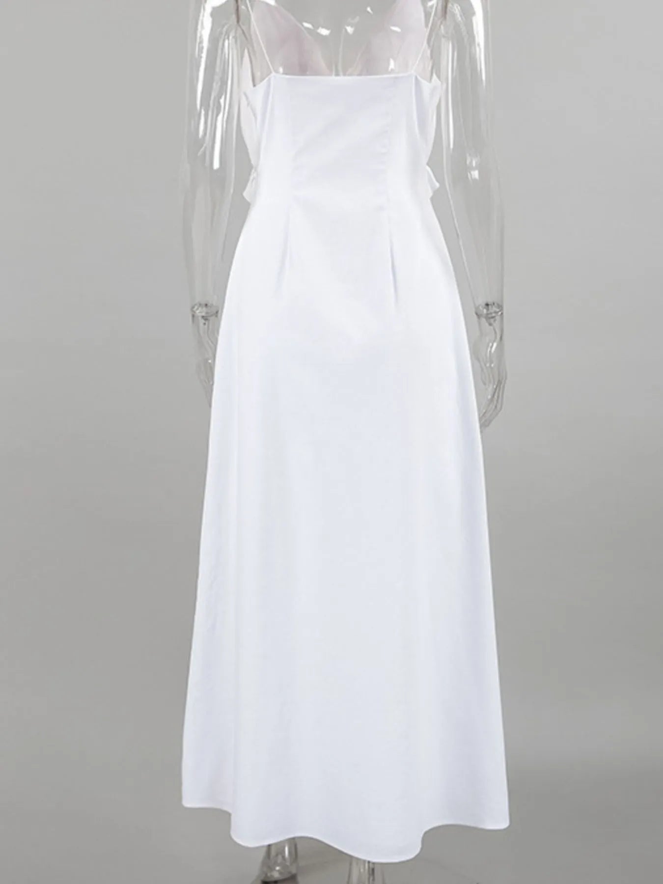 Ruffled V-Neck Maxi Dress Trendsi