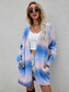 Angel Wings Full Size Gradient Open Front Cardigan nicholesgifts