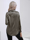 Collared Neck Buttoned Long Sleeve Shirt nicholesgifts