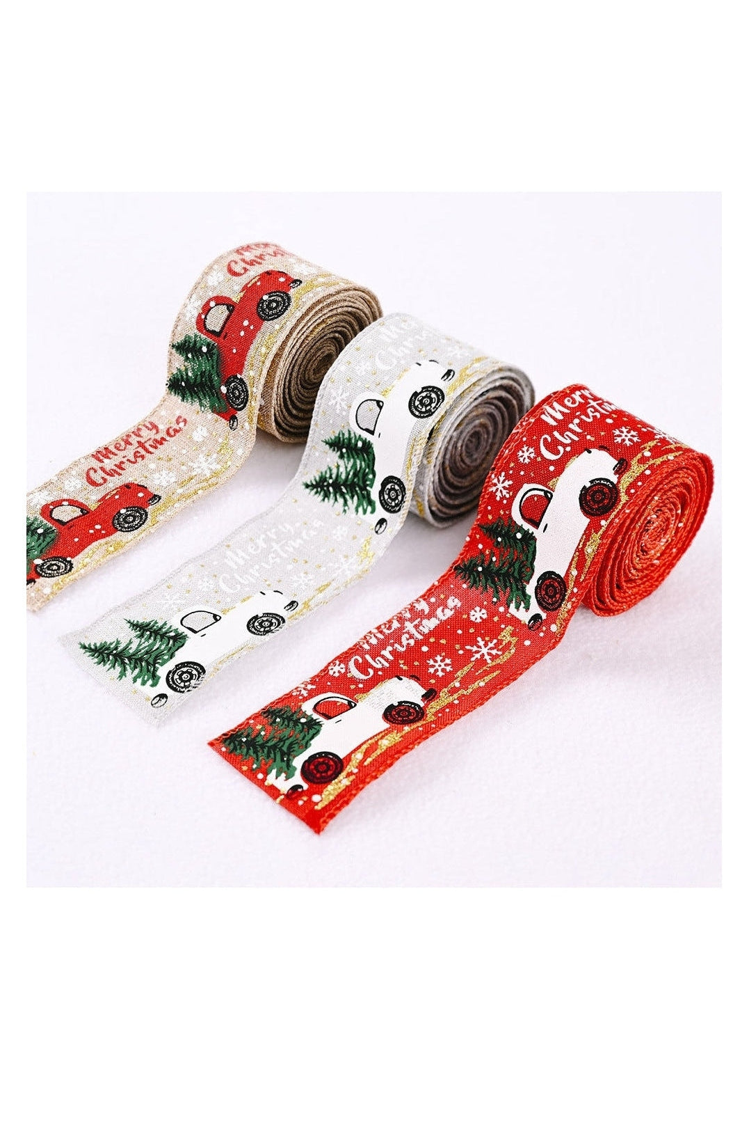 Car & Christmas Tree Ribbon nicholesgifts