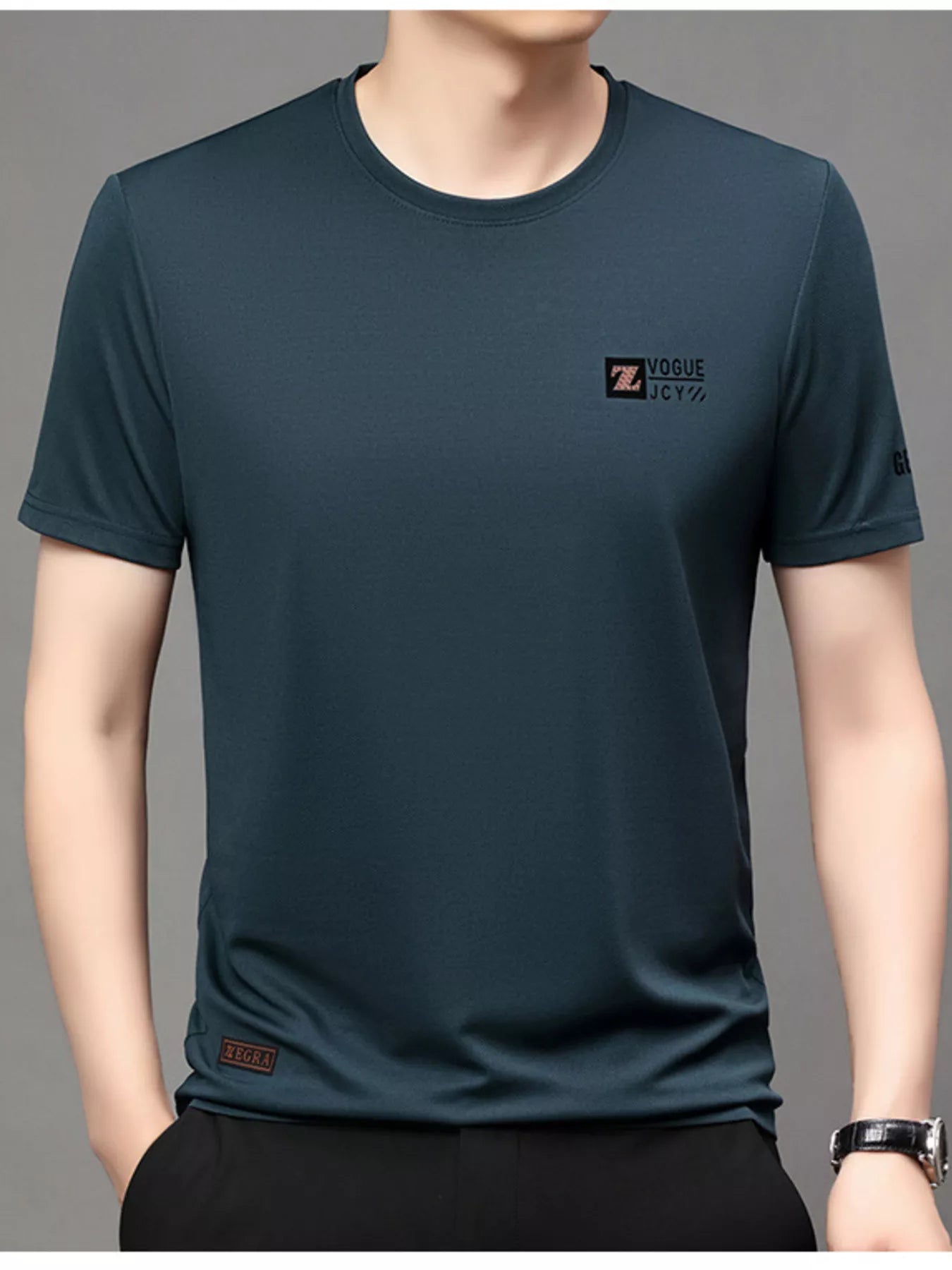 Men's Plus Size Round Neck Short Sleeve T-Shirt NicholesGifts