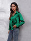 Button Up Collared Neck Long Sleeve Shirt nicholesgifts