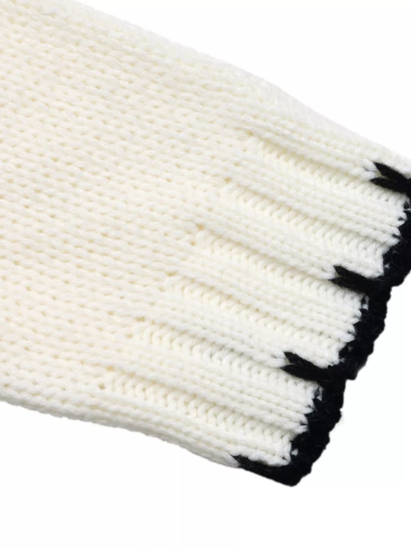 Cable Knit Round Neck Sweater