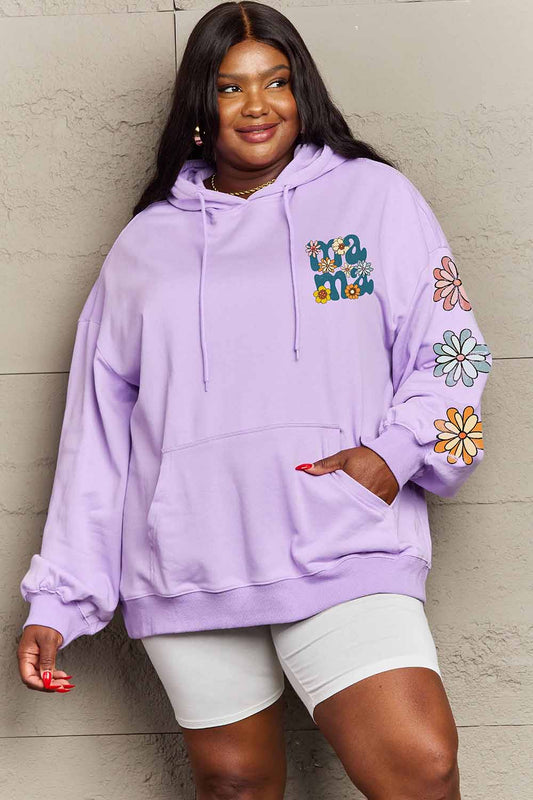 Simply Love Simply Love Full Size MAMA Graphic Dropped Shoulder Hoodie NicholesGifts