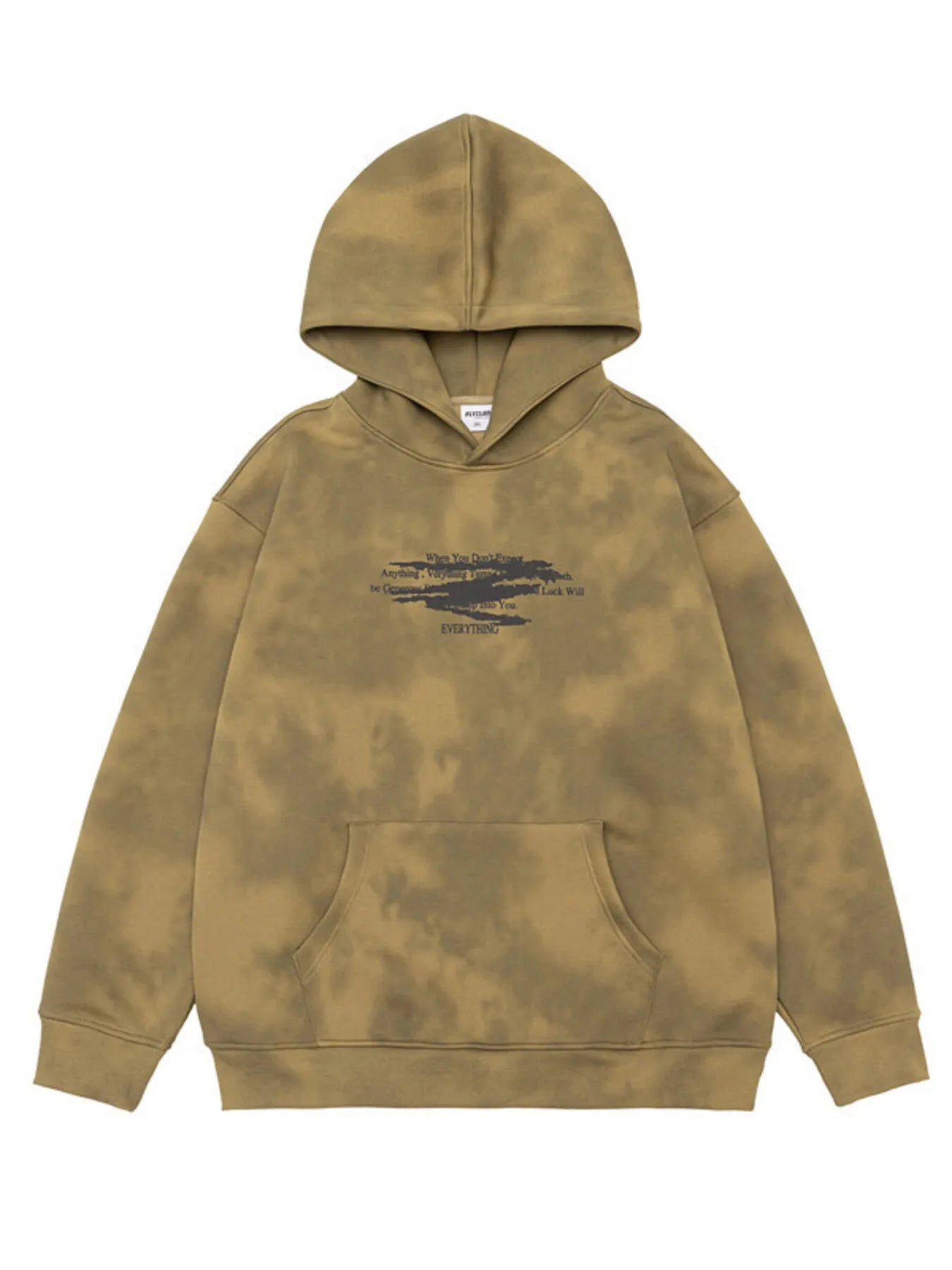 Men's Plus Size Tie-Dye Long Sleeve Hoodie NicholesGifts