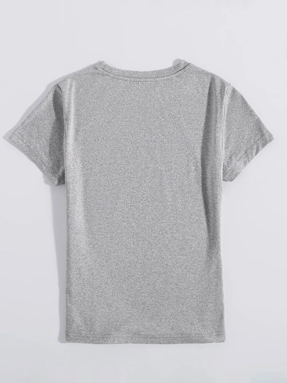 Rabbit Round Neck Short Sleeve T-Shirt nicholesgifts
