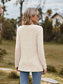 Ribbed Round Neck Long Sleeve Tee nicholesgifts