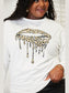 Women Simply Love Graphic Dropped Shoulder Round Neck Sweatshirt nicholesgifts